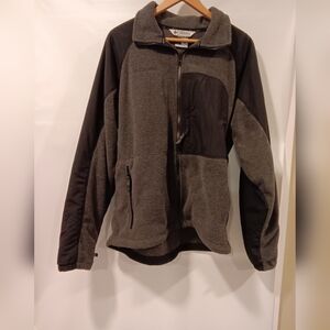 Columbia Charcoal and Black Fleece Jacket